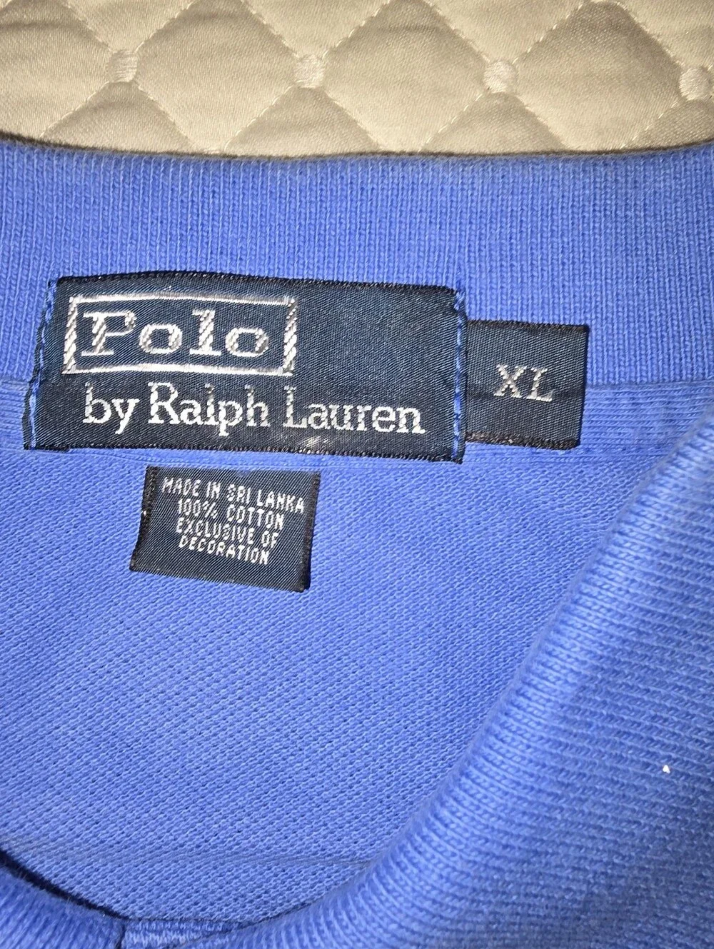 XL- Ralph Lauren Polo Shirt in Royal Blue with Yellow Pony. (PRISTINE CONDITION)